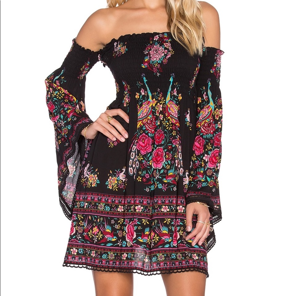 SPELL Hotel Paradiso Mini Dress Large EUC